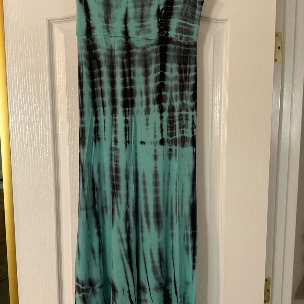 Tied dyed long maxi skirt size large